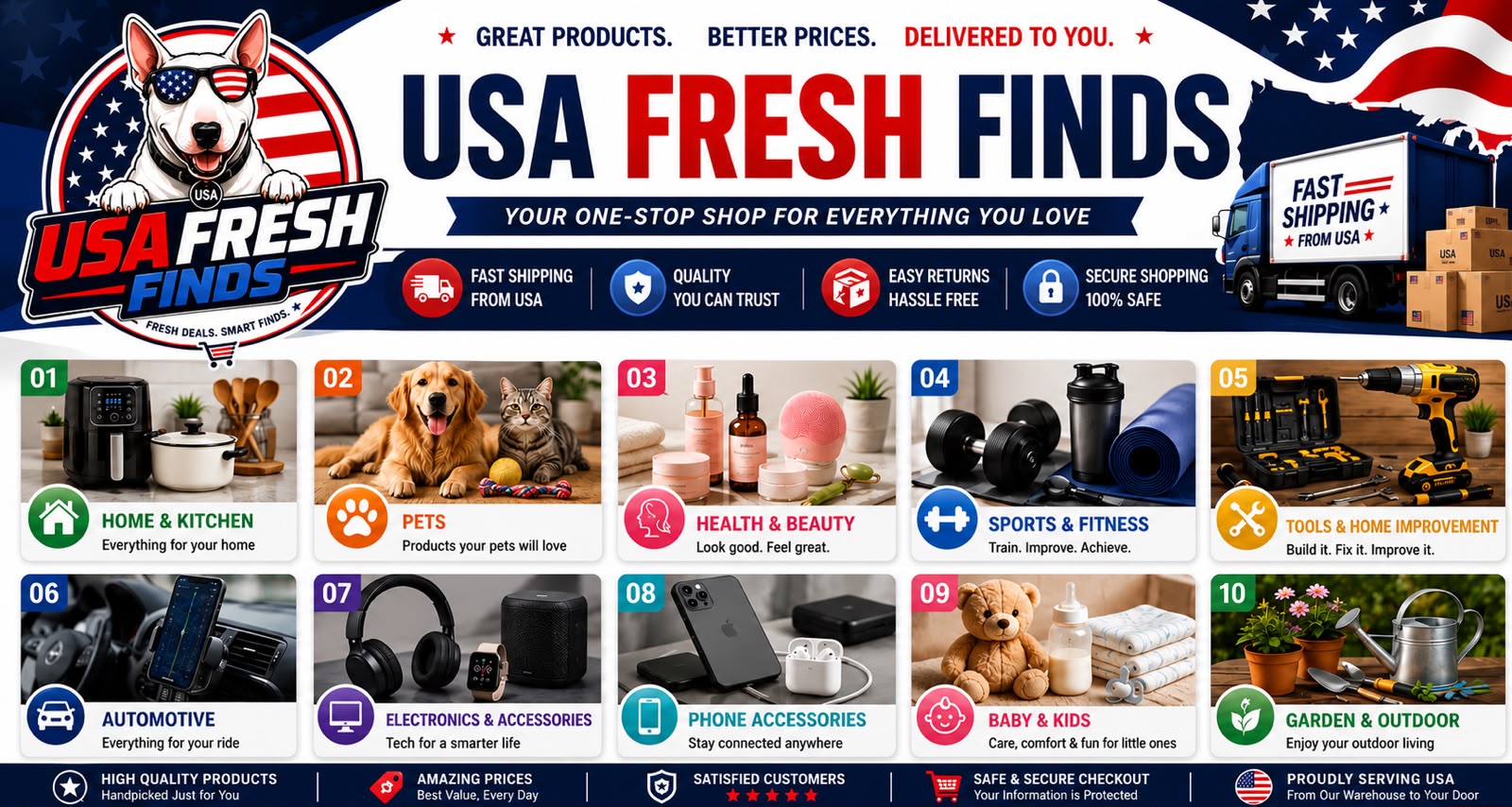 USA fresh finds